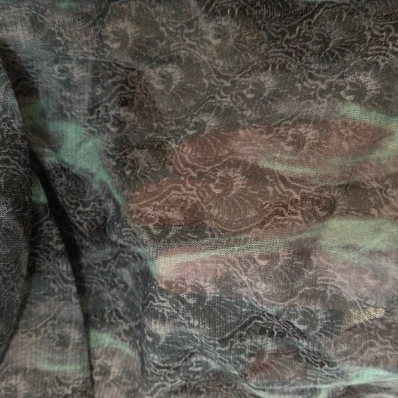 Blue Sheer Mexx top - Picture 2 of 3